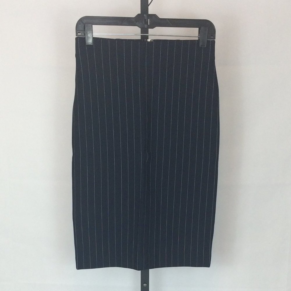 Ann Taylor Pencil Skirt, Navy Pen Stripe
